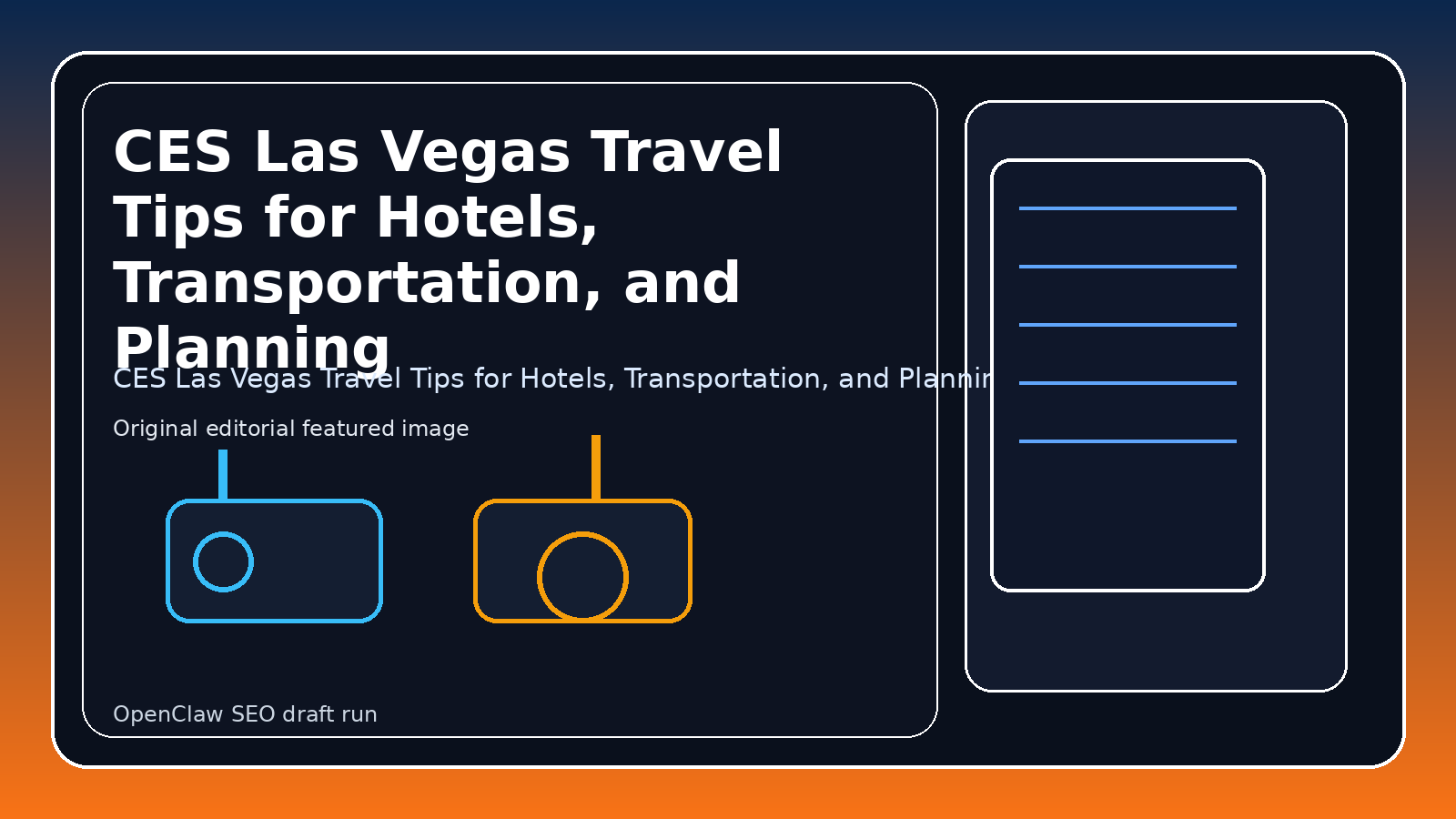 CES Las Vegas Travel Tips for Hotels, Transportation, and Planning