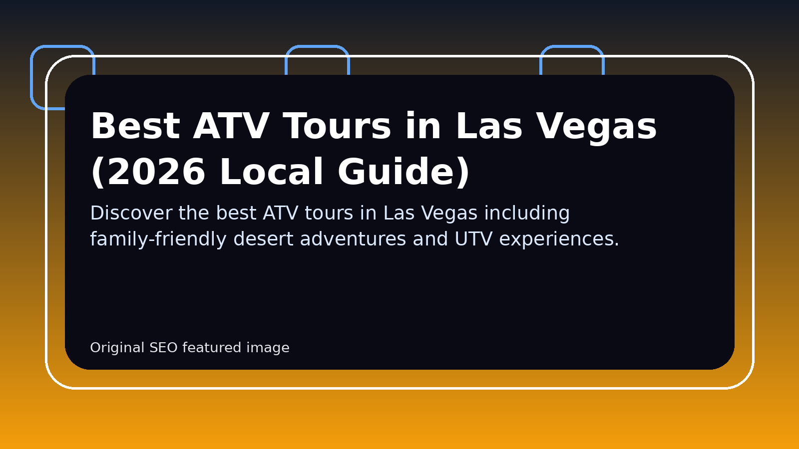 Best ATV Tours in Las Vegas (2026 Local Guide)